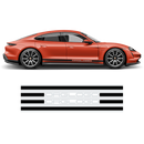 Racing stripes set in two colors, for Porsche Taycan