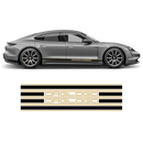 Racing stripes set in two colors, for Porsche Taycan