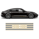 Racing stripes set in two colors, for Porsche Taycan