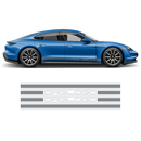 Racing stripes set in two colors, for Porsche Taycan