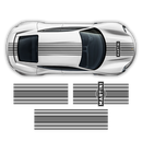 19' Martini Racing stripes, for Porsche Taycan