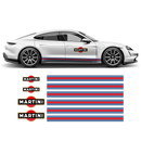 19' Martini Racing stripes, for Porsche Taycan