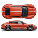 Scratched Racing stripes set, for Porsche Taycan