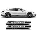 Scratched Racing stripes set, for Porsche Taycan