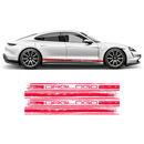 Scratched Racing stripes set, for Porsche Taycan