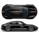 Scratched Thin Martini Racing Stripes Set, for Porsche Taycan