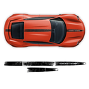 Scratched Racing stripes set two colors, for Porsche Taycan