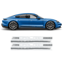 Scratched Racing stripes set two colors, for Porsche Taycan