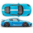 Contoured Racing Decals set in one color, Cayman / Boxster 2005 - 2024