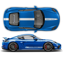 Contoured Racing Decals set in one color, Cayman / Boxster 2005 - 2024
