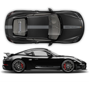 Contoured Racing Decals set in one color, Cayman / Boxster 2005 - 2024