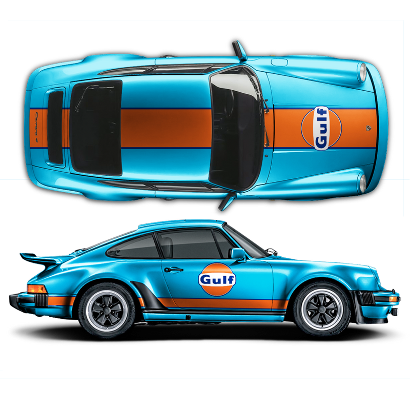 19' GULF Le Mans RACING STRIPES, for Carrera 930 / 964