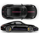 Scratched THIN Martini Racing stripes kit, Carrera / Cayman / Boxster Martini Regular