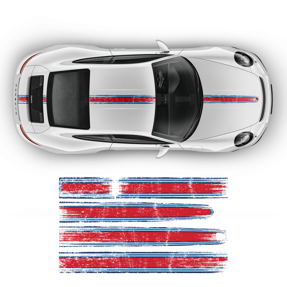 Martn Racng Strpes on a shny new Porsche! ⚡ autodesgnshop Martn Racng Strpes on a shny new Porsche! ⚡ autodesgnshop