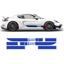 Sport Cup Edition Racing Stripes Set, Cayman / Boxster 2005 - 2020 Decals - autodesign.shop
