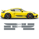 Sport Cup Edition Racing Stripes Set, Cayman / Boxster 2005 - 2020 black