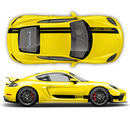 Sport Cup Edition Racing Stripes Set, Cayman / Boxster 2005 - 2020 black