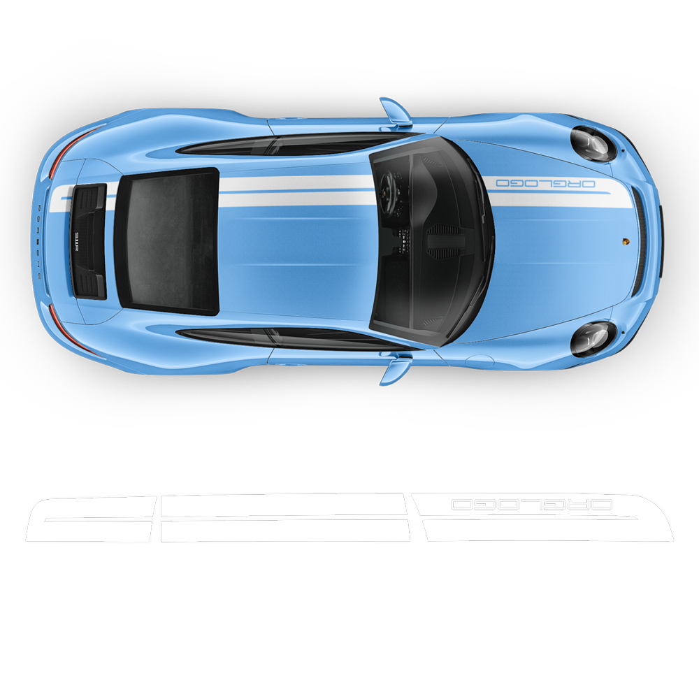 Sport Cup Edition Racing Stripes Set, Carrera | autodesign.shop