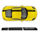 Sport Cup Edition Racing Stripes Set, Cayman / Boxster 2005 - 2020 black