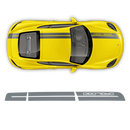 Sport Cup Edition Racing Stripes Set, Cayman / Boxster 2005 - 2020 black