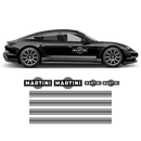 Thin Martini Racing Stripes Set, for Porsche Taycan