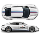 Thin Martini Racing Stripes Set, for Porsche Taycan