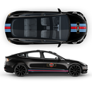 19' Martini Racing stripes, for Tesla Model3
