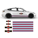 19' Martini Racing stripes, for Tesla Model3