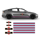 19' Martini Racing stripes, for Tesla Model3