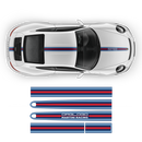 Martini THIN Racing stripes LOGO, Carrera / Cayman / Boxster