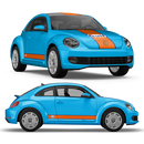 GULF Le Mans Racing Stripes set and logos, VW New Beetle