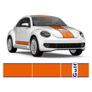 GULF Le Mans Racing Stripes set and logos, VW New Beetle