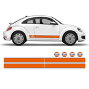 GULF Le Mans Racing Stripes set and logos, VW New Beetle
