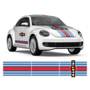 Martini Racing stripes, for VW New Beetle