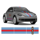Martini Racing stripes, for VW New Beetle
