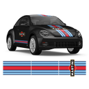 Martini Racing stripes, for VW New Beetle