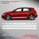 VW Golf 7 R LINE rocker panel decals 2012 - 2019 Decals - autodesign.shop