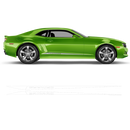 Side Stripes Triangle, Camaro 2010 - 2015 black