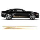 Side Stripes Triangle, Camaro 2010 - 2015 black