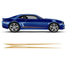 Side Stripes Triangle, Camaro 2010 - 2015 black